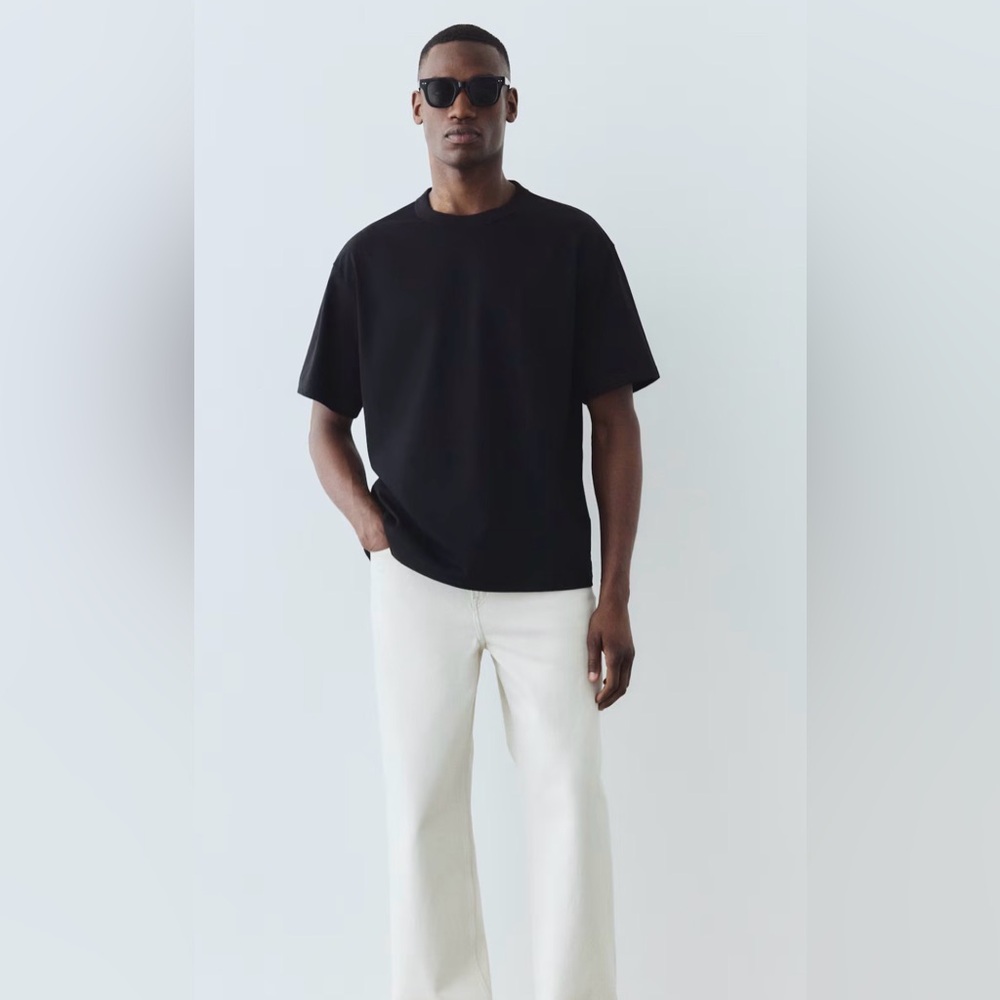 H&M Men's Black Short Sleeve Tee